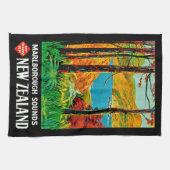 Marlborough Sounds Neuseeland Handtuch (Horizontal)