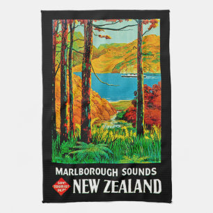 Marlborough Sounds Neuseeland Handtuch