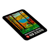 Marlborough Sounds Neuseeland Magnet (Rechte Seite)