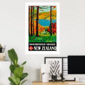 Marlborough Sounds Neuseeland Poster (Heimbüro)