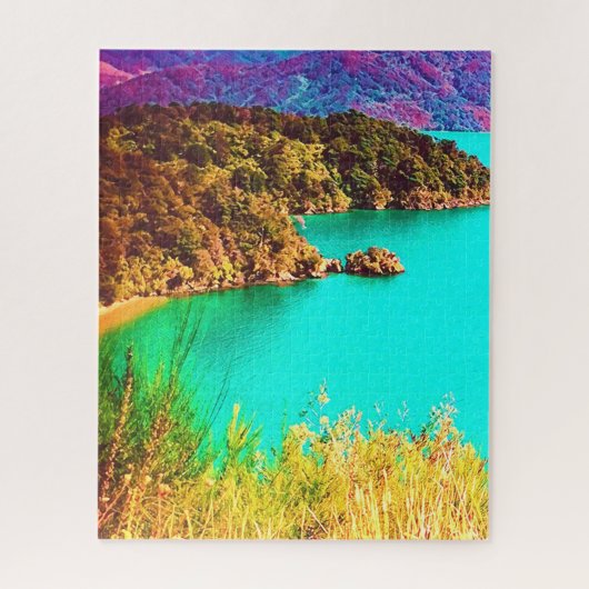 Marlborough Sounds New Zealand Puzzle (Vertikal)
