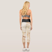 Marle und Black Capri Leggings (Rückseite)