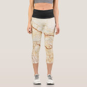 Marle und Black Capri Leggings (Vorderseite)