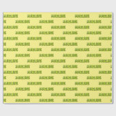 Marlene Kiwi Fruit Geschenk papier Geschenkpapier (Flach)