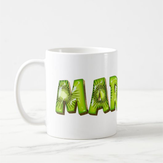 Marlene Name Kiwi Style Tasse Teetasse Kaffeetasse (Links)