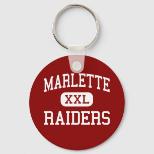 Marlette - Raiders - Mittel - Marlette Michigan Schlüsselanhänger