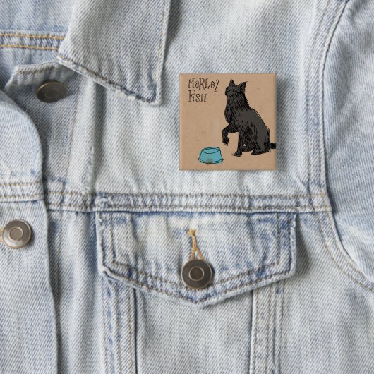 Marley Fisch-Abendessen-Zeit Button (Beispiel)