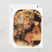 Marley und Scrooge Postkarte (Vorne/Hinten)