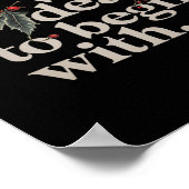 Marley war tot, um mit einem lustigen Zitat-T-Shir Poster (Ecke)