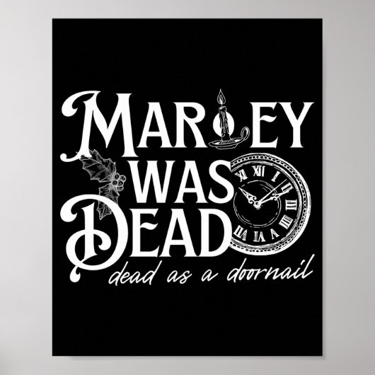 Marley Was Dead Poster (Vorne)