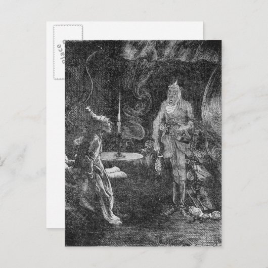 Marleys Geist Postkarte (Vorne/Hinten)