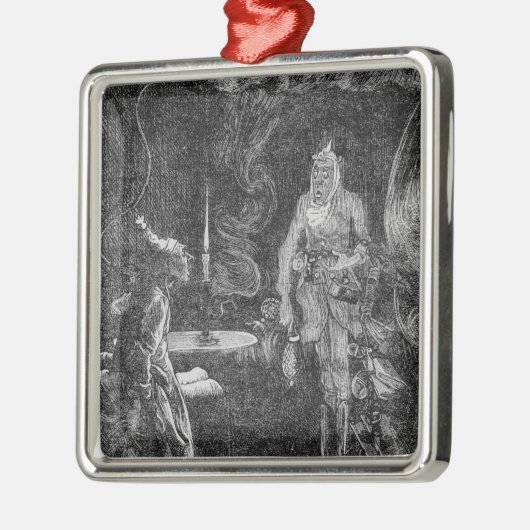 Marleys Geist Silbernes Ornament (Links)