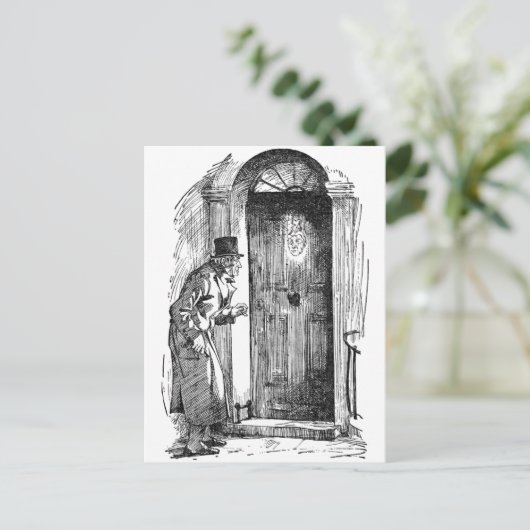 Marleys Gesicht Postkarte (Stehend Vorderseite)