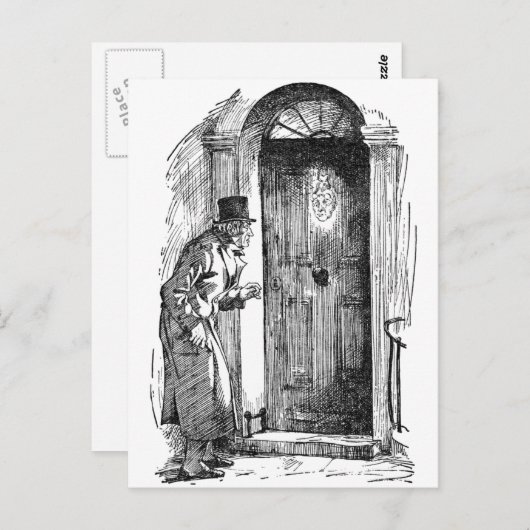 Marleys Gesicht Postkarte (Vorne/Hinten)