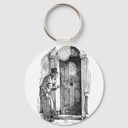 Marleys Gesicht Schlüsselanhänger (Vorderseite)