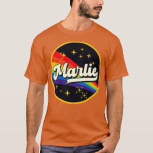 Marlie Rainbow in Space Vintag Style T-Shirt