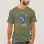 Marlin-Angeln T-Shirt (Vorderseite)