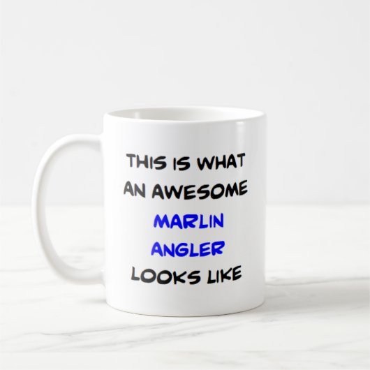 Marlin angler, phantastisch kaffeetasse (Links)