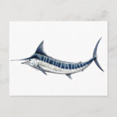 Marlin azul-redbubble postkarte (Vorderseite)