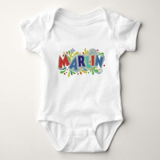 Marlin Baby Strampler (Vorderseite)