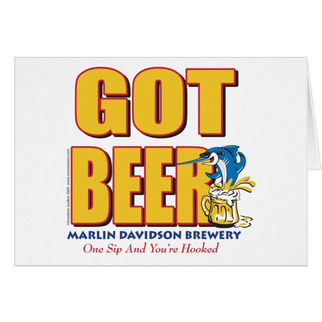 Marlin Davidsons Brewery - Got Beer (Vorderseite (Horizontal))