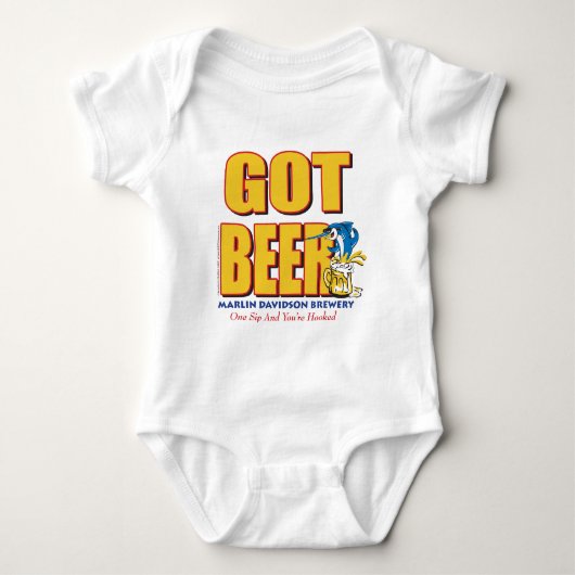 Marlin Davidsons Brewery - Got Beer Baby Strampler (Vorderseite)