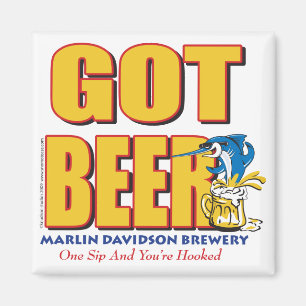 Marlin Davidsons Brewery - Got Beer Magnet