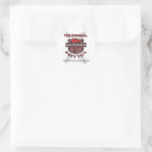 Marlin Davidsons Surf Boards Runder Aufkleber (Tasche)