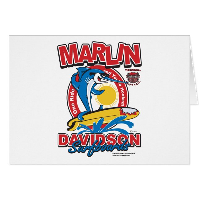 Marlin Davidsons Surfboards (Vorderseite (Horizontal))