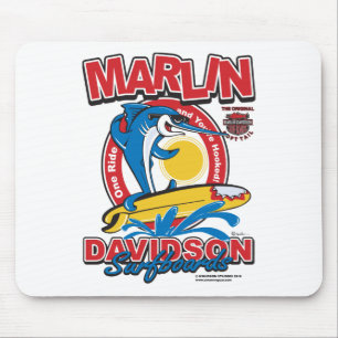 Marlin Davidsons Surfboards Mousepad
