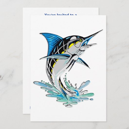 Marlin Einladung (Vorne/Hinten)