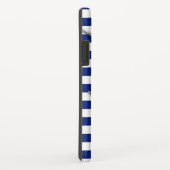 Marlin Fish Chrome auf nautischen Streifen Case-Mate iPhone Hülle (Hinten/Rechts)