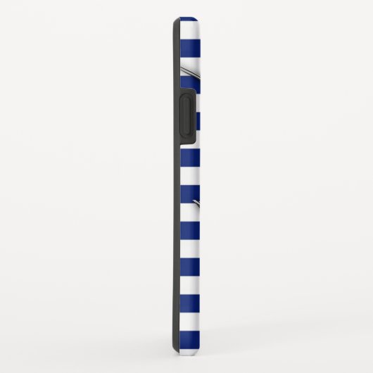 Marlin Fish Chrome auf nautischen Streifen Case-Mate iPhone Hülle (Hinten/Rechts)