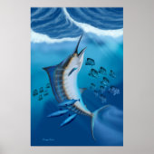 Marlin Fish Print Poster (Vorne)