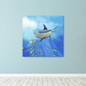 Marlin Hunt Leinwanddruck (Insitu (Holzboden))