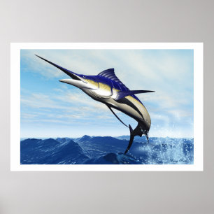 MARLIN JUMP DRINT POSTER