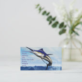 Marlin Jump Visitenkarte (Stehend Vorderseite)