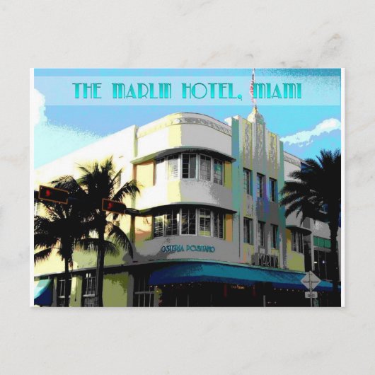 Marlin, Miami Beach Postkarte (Vorderseite)