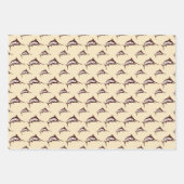 Marlin Pattern Geschenkpapier Set (Vorderseite 3)