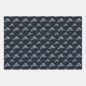 Marlin Pattern Geschenkpapier Set (Vorderseite 2)