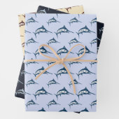 Marlin Pattern Geschenkpapier Set (Beispiel)