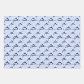 Marlin Pattern Geschenkpapier Set (Vorderseite)