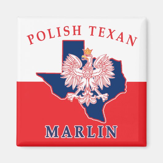 Marlin Polish Texan Magnet (Vorne)