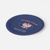 Marlin Polish Texan Pappteller (Schrägansicht)
