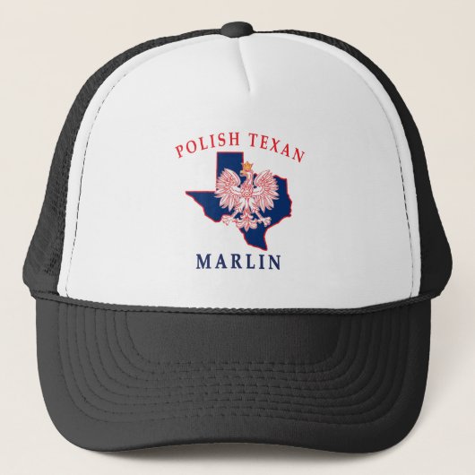 Marlin Polish Texan Truckerkappe (Vorderseite)