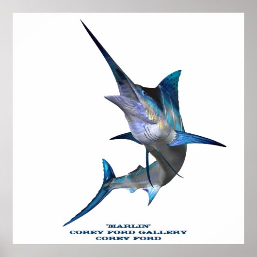 Marlin Print Poster (Vorne)
