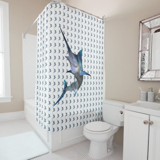 Marlin Profile Duschvorhang (Beispiel)