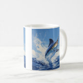 Marlin, Segelfisch-Tasse Kaffeetasse (VorderseiteRechts)