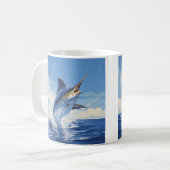 Marlin, Segelfisch-Tasse Kaffeetasse (Vorderseite Links)