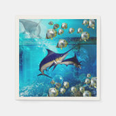 Marlin Serviette (Vorderseite)